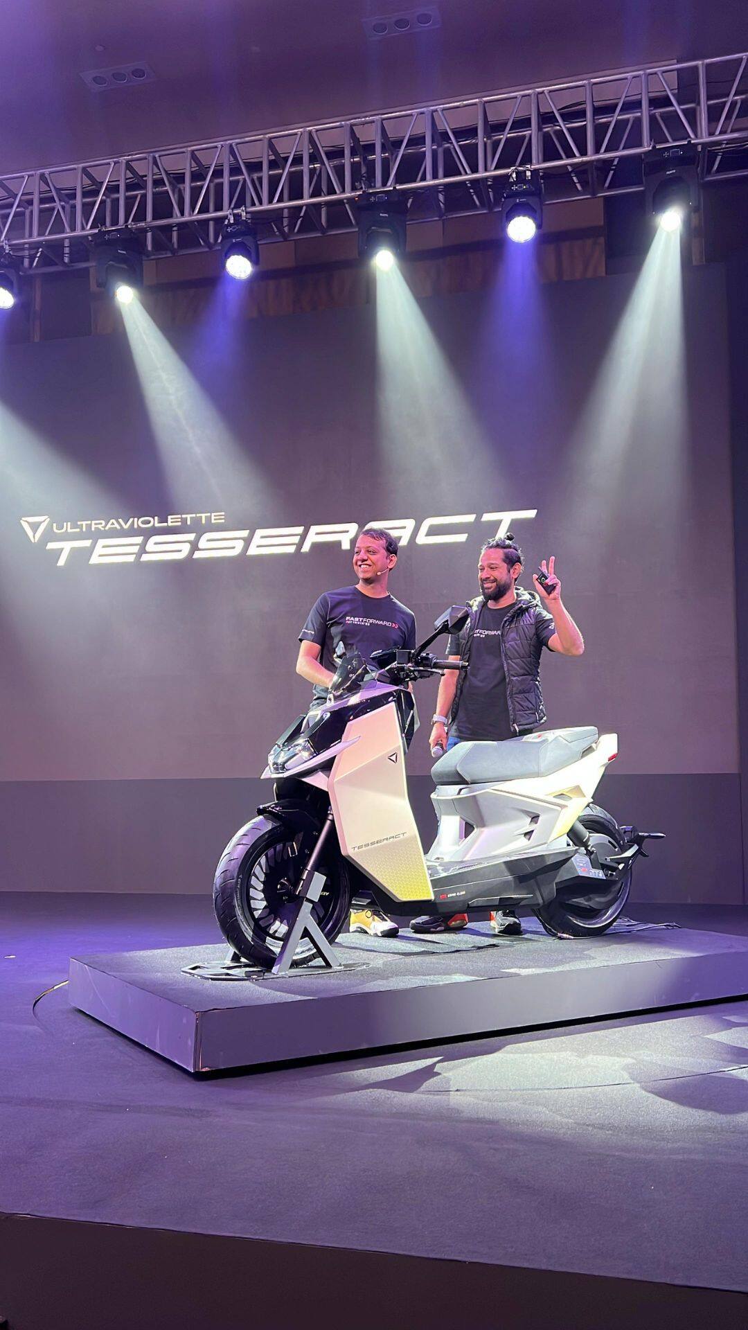 Ultraviolette's first electric scooter, Tesseract