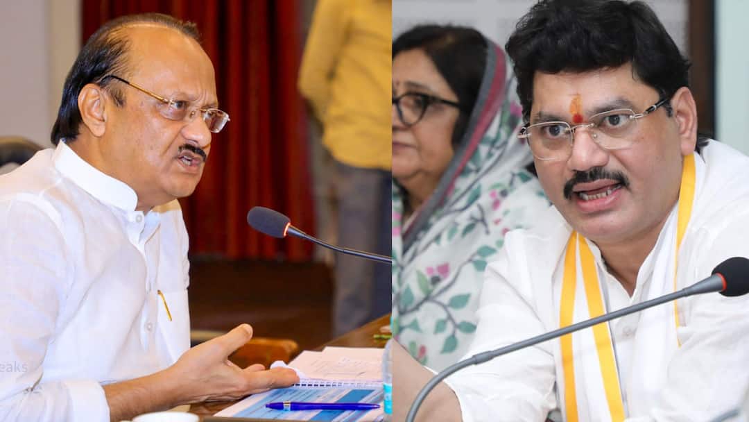 Ajit Pawar & Dhananjay Munde: पूर्णपणे कार्यकर्त्यांच्या जीवावर राजकारण नको, स्वावलंबी व्हा; धनंजय मुंडेंच्या राजीनाम्यानंतर अजित पवारांचा राष्ट्रवादीच्या नेत्यांना महत्त्वाचा सल्ला Ajit Pawar told NCP leaders not to make mistake like Dhananjay Munde don't totally rely on party workers Ajit Pawar & Dhananjay Munde: पूर्णपणे कार्यकर्त्यांच्या जीवावर राजकारण नको, स्वावलंबी व्हा; धनंजय मुंडेंच्या राजीनाम्यानंतर अजित पवारांचा राष्ट्रवादीच्या नेत्यांना महत्त्वाचा सल्ला