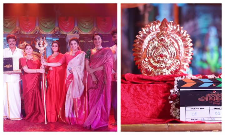 வேல்ஸ் ஃபிலிம் இன்டர்நேஷனல் & ஐவி என்டர்டெயின்மென்ட் தயாரிப்பில், இயக்குநர் சுந்தர் சி இயக்கத்தில், நயன்தாரா நடிக்கும்  'மூக்குத்தி அம்மன் 2' பிரம்மாண்டமாகத் துவங்கியது.