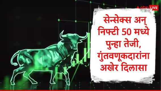Share Market : सलग 10 दिवसांच्या घसरणीला ब्रेक, गुंतवणूकदारांना दिलासा, सेन्सेक्स अन् निफ्टीतील तेजीचं कारण समोर... 