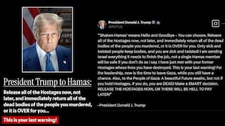 Trump Gives Last Warning to Hamas to Release Hostages But Hamas Asks to Stop War Trump Vs Hamas: பிணைக் கைதிகள உடனே விடலைன்னா நீ செத்த.. ட்ரம்ப்பின் எச்சரிக்கைக்கு ஹமாஸின் பதில் என்ன.?