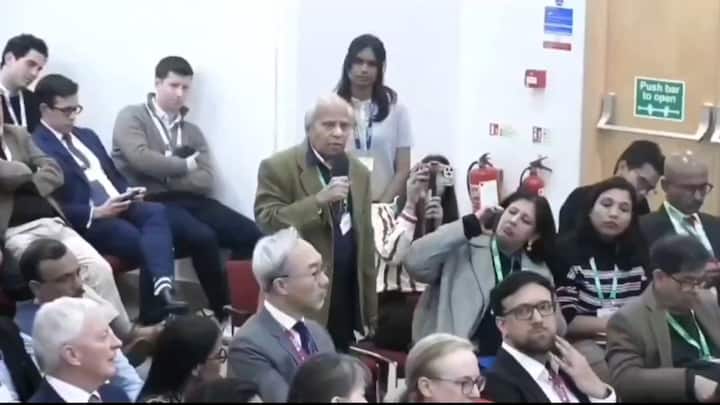 भारतीय विदेश मंत्री ने  इससे पहले एक पाकिस्‍तानी पत्रकार के कश्‍मीर को लेकर पूछे सवाल का करारा जवाब दिया था. पाकिस्तानी पत्रकार ने सवाल किया था कि क्या प्रधानमंत्री नरेंद्र मोदी अमेरिकी राष्ट्रपति डोनाल्ड ट्रंप के साथ अपने संबंधों का इस्तेमाल कश्मीर समस्या को हल करने के लिए कर सकते हैं.