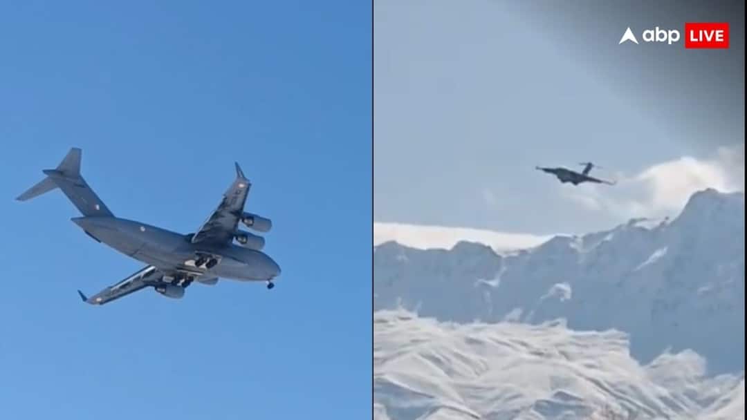 Indian Air force C 17 Globemaster Plane landed in Kargil Airstrip for the first ANN  करगिल में C-17 की लैंडिंग को भारत के लिए क्यों माना जा रहा गेम चेंजिंग? बढ़ गई चीन-PAK की टेंशन