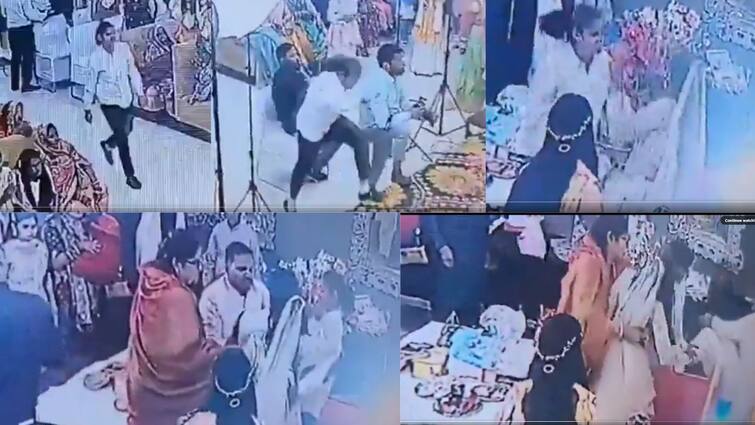 viral video woman gatecrashes wedding shocks guests claiming bride is her partner of 4 years Watch Video: ஸ்டைலா, கெத்தா..! மேடையிலேயே மணமகளை தூக்க முயன்ற காதலி - எதிர்பாராத ட்விஸ்ட்! சுத்து போட்ட குடும்பம்