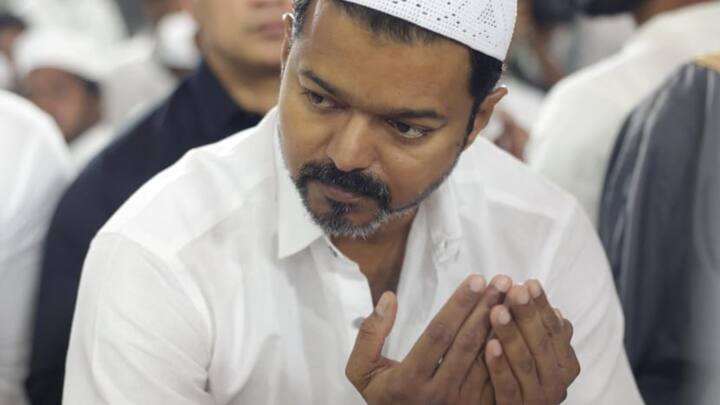 The pictures of Vijay from the event have now spread widely across social media platforms. (Credit: Special Arrangement)