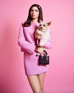 'Nadaaniyan' Actor Khushi Kapoor Paints The Town Pink In Chic Dior Outfit, PICS