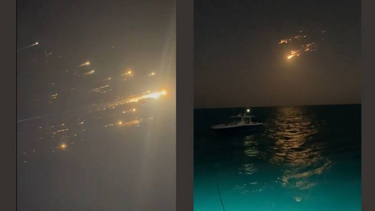 SpaceX Starship Explodes Mid Air and Debris Flew Across Florida Bahamas Sky SpaceX Starship Explodes: நடுவானில் வெடித்துச்சிதறிய ஸ்பேஸ் எக்ஸ் ராக்கெட்.. விண்ணில் தோன்றிய தீப்பிழம்புகளின் வீடியோ...