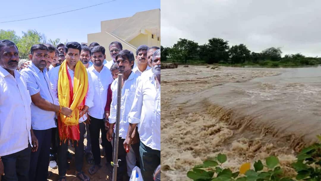 Dundubhi River: దుందుభి నదిపై బ్రిడ్జి నిర్మాణానికి ప్రభుత్వం నిధులు మంజూరు, ఎమ్మెల్యేపై ప్రశంసల వర్షం Funds for construction of bridge over Dundubhi river in Nagarkurnool District MLA Rajesh Reddy Dundubhi River: దుందుభి నదిపై బ్రిడ్జి నిర్మాణానికి ప్రభుత్వం నిధులు మంజూరు, ఎమ్మెల్యేపై ప్రశంసల వర్షం