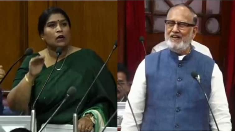 JDU MLC Reena Yadav started crying after RJD leader Abdul Bari Siddiqui called sycophant ANN RJD ने JDU की महिला MLC को क्या कह दिया? फफक-फफक कर रोने लगीं रीना यादव