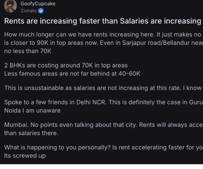 इस शहर में CTC से ज्यादा किराया भरने पर मजबूर हो रहे लोग, सेविंग्स के नाम नहीं बच रही फूटी कौड़ी