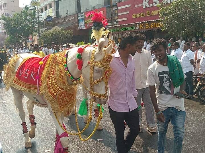 கரூர்: ஸ்ரீ மகா சோளியம்மன் ஆலய அஷ்டபந்தன மகா கும்பாபிஷேக விழா- பால்குடம் எடுத்த பக்தர்கள்