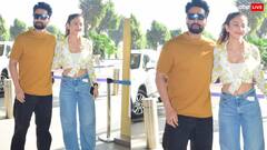 एक दूजे का हाथ थामे एयरपोर्ट पर स्पॉट हुए रकुल प्रीत सिंह और जैकी भगनानी, कपल ने  समर आउटफिट में दी कूल वाइब्स