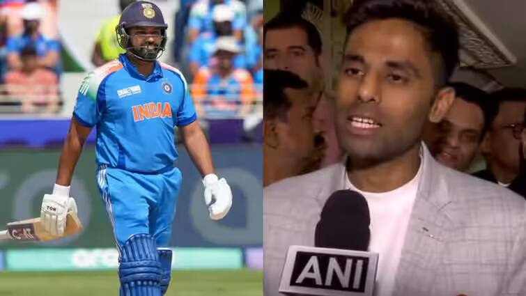 suryakumar-yadav-comments-on-rohit-sharma-fitness-ahead-champions-trophy-final-india-vs-new-zealand Rohit Sharmaની ફિટનેસ પર સવાલ ઉઠાવનારને સૂર્યકુમાર યાદવે આપ્યો જડબાતોડ જવાબ