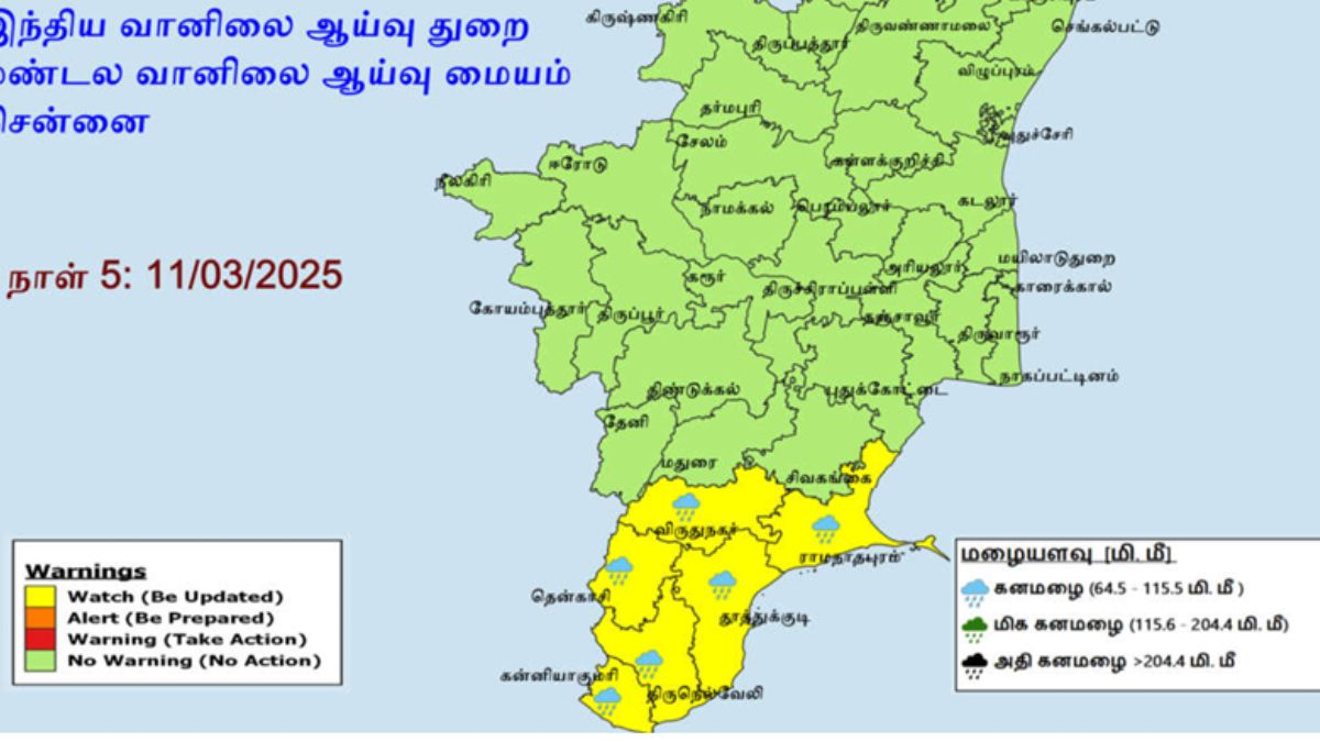 TN Weather: என்னது, தமிழ்நாட்டில் மீண்டும் கனமழையா.! 6 மாவட்டங்களில் வெளுக்கப்போகுது.! லிஸ்ட் இதோ.!