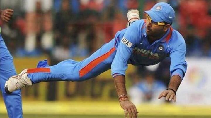 वहीं, इसके बाद युवराज सिंह पांचवें नंबर पर काबिज हैं. चैंपियंस ट्रॉफी के 18 मैचों में युवराज सिंह ने 8 कैच पकड़े. (फोटो क्रेडिट- सोशल मीडिया)