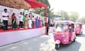 Tamil Nadu Rolls Out 100 'Pink' Autos In Chennai On Women's Day, Dedicated App In Development — PICS