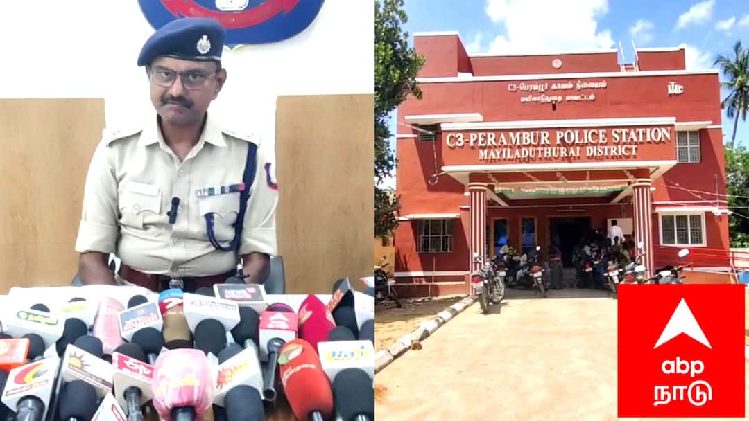 Superintendent of Police has issued an order to transfer all the constables working in Perambur Police Station of Mayiladuthurai District கள்ளச்சாராய வியாபாரிகளால் நடந்தேறிய இரட்டை கொலை - கூண்டோடு மாற்றப்பட்ட காவலர்கள்... எஸ்.பி.அதிரடி...