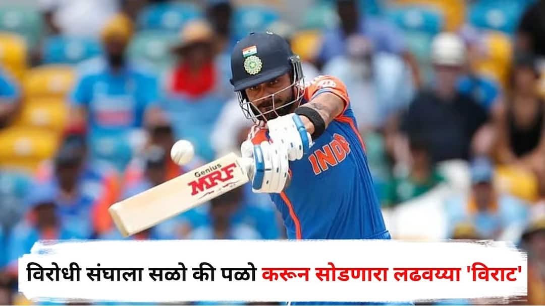 Virat Kohli Profile : क्रिकेटचा 'किंग', क्रीजवर टिकला की विरोधी संघाला सळो की पळो करून सोडणारा लढवय्या 'विराट' IND vs NZ Final Champions Trophy 2025 Virat Kohli profile biography girlfriend wife career record india vs new Zealand details in Marathi Virat Kohli Profile : क्रिकेटचा 'किंग', क्रीजवर टिकला की विरोधी संघाला सळो की पळो करून सोडणारा लढवय्या 'विराट'