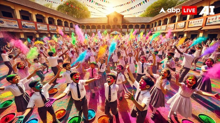 Basti School Notice For Student Exam Cancel if anyone Play Holi and Color and Gulal ANN बच्चों के पास मिला रंग या गुलाल तो एग्जाम होगा कैंसिल, होली से पहले स्कूल ने जारी किया फरमान