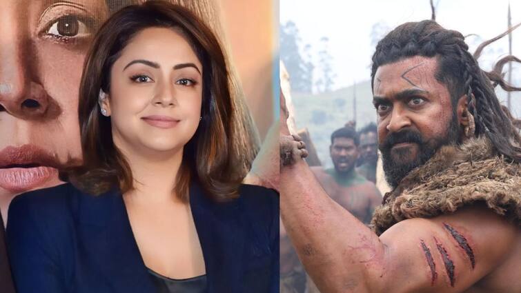actress Jyotika recent talk  about suriya  kanguva movie குப்ப படத்த கொண்டாடுறாங்க...கங்குவா பட விஷயத்தில் கோபப்பட்டது ஏன்...விளக்கம் கொடுத்த ஜோதிகா..