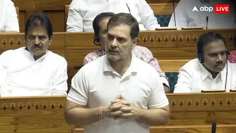 Rahul Gandhi in Loksabha demand to discussion over voter list speaker om birla interrupted  Rahul Gandhi in Lok Sabha: 'मैंने ऐसा नहीं कहा', वोटर लिस्‍ट के सवाल पर उलझ गए राहुल गांधी, स्‍पीकर ने तुरंत टोका