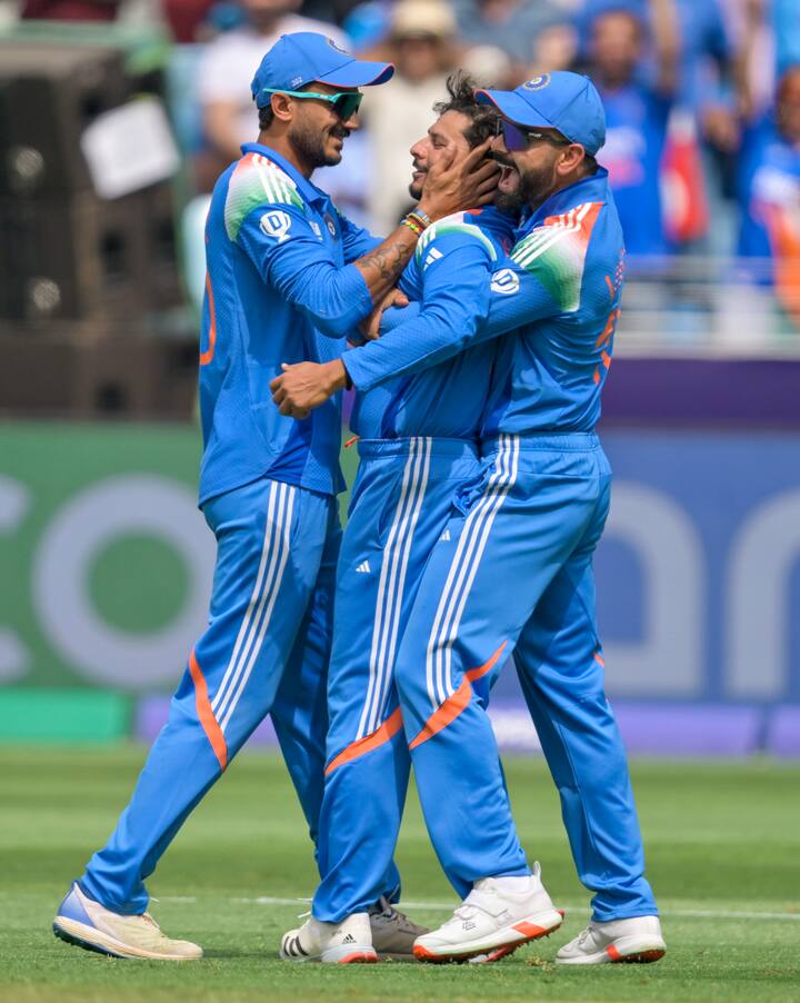 भारतीय टीम ने फाइनल में टॉस हारकर पहले गेंदबाजी करते हुए न्यूजीलैंड को सिर्फ 251 रनों पर रोक दिया था. लक्ष्य का पीछा करते हुए भारतीय टीम ने रोहित शर्मा के शानदार अर्द्धशतक की बदौलत एक ओवर शेष रहते हुए ही मैच जीत लिया.