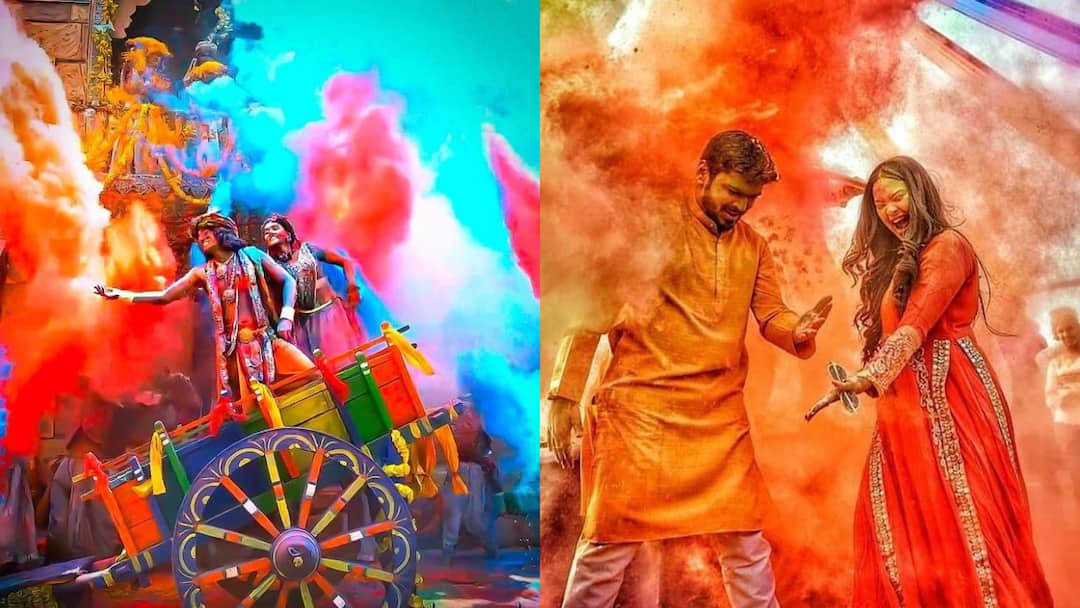 When is Holi March 13 or 14 and Holika Dahan 2025 Correct date muhurat timings stories behind Holi Holi and Holika Dahan 2025: కొత్తగా పెళ్లైనవాళ్లు హోలీ జరుపుకోకూడదా.. ఏం జరుగుతుంది!