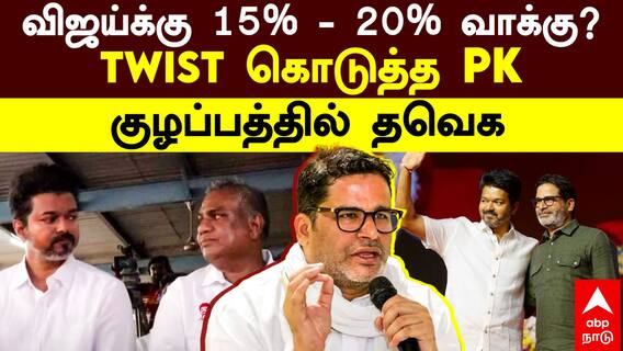 Prashant Kishor On Vijay: விஜய்க்கு 15% - 20% வாக்கு? TWIST கொடுத்த PK! குழப்பத்தில் தவெக