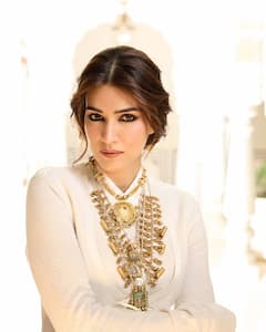 Kriti Sanon Stuns In An Ivory Rajasthani-Inspired Ensemble, SEE PICS