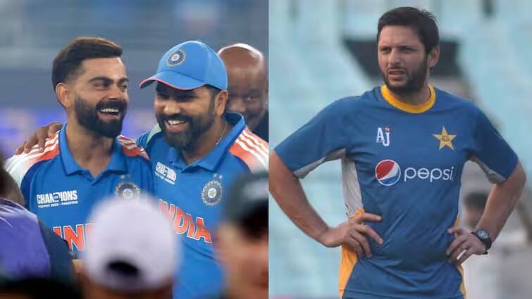 pakistani shahid afridi says i would have been surprised if the rohit sharma led indian cricket team had not won the champions trophy final 2025 ભારતની જીત પર પાકિસ્તાનમાં રોવા-ધોવાનું શરૂ, અકળાયેલો આફ્રિદી બોલ્યો- 'મને ખબર જ હતી, નવાઇ નથી...'