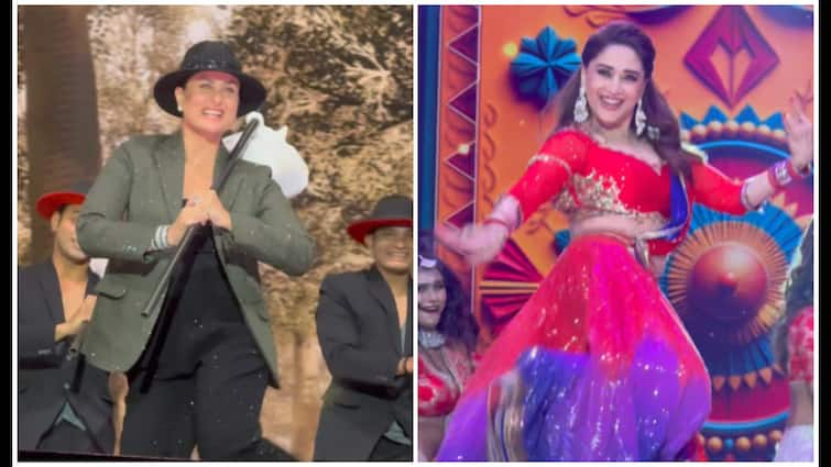 Kareena Kapoor Recreates Raj Kapoor’s Magic At IIFA, Madhuri Dixit Brings Back The ’90s; WATCH