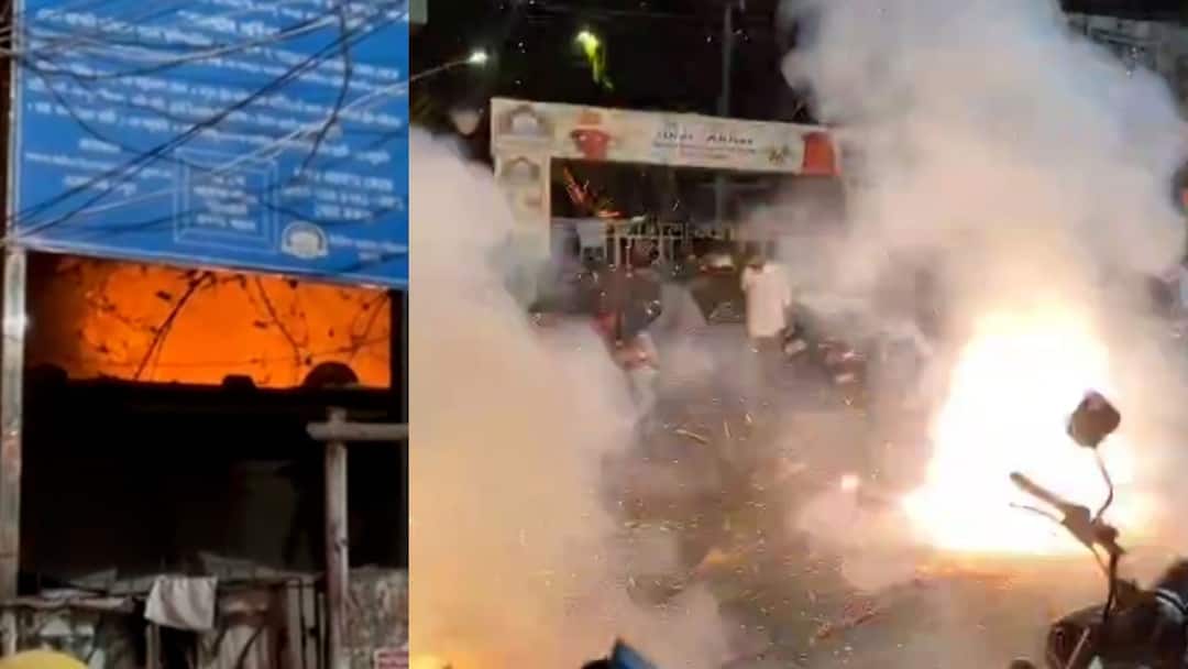 Champions Trophy Celebration Malda from firecrackers set ablaze to market Champions Trophy: ভারতের জয়ে বাজি ফাটাতে গিয়ে বিপত্তি! আগুন লেগে পুড়ে ছারখার মার্কেটের একাধিক দোকান