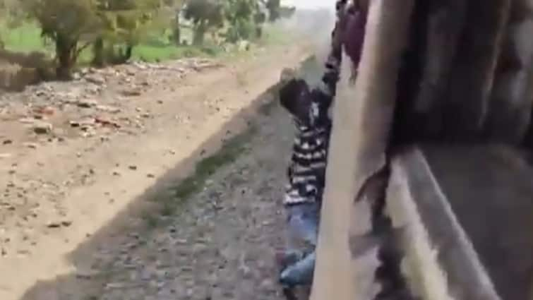 Man Dangles On Speeding Train As Performing Stunt For Instagram Reel Goes Wrong