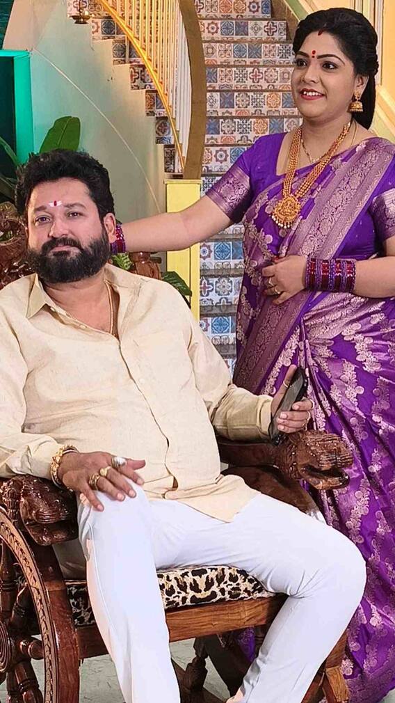 'భానుమతి' సీరియల్ లో బలరాం శారదగా సాయికిరణ్ స్రవంతి..సీ'రియల్' జంట!