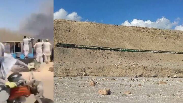 बलूच आर्मीने जफार एक्सप्रेसचे अपहरण करताना मोठ्या प्रमाणात गोळीबार केला, त्यामध्ये एक्सप्रेसच्या पुढील बाजूस स्फोट झाल्याचा व्हिडिओ सध्या सोशल मीडियावर व्हायरल होत आहे.