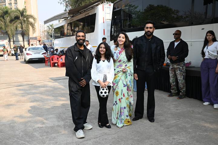 वहीं नोरा के अलावा उनके साथ शूटिंग पर एक्टर अभिषेक बच्चन और कोरियोग्राफर रेमो डिसूजा को भी स्पॉट किया गया.