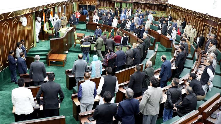 BJP MLAs Walkout From Jammu-Kashmir Assembly Following Ruckus Over Action Against Protesting Daily Wagers