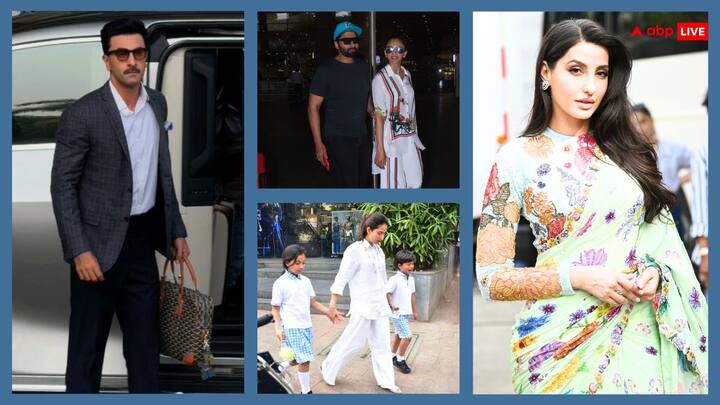 Celebs Spotted: बॉलीवुड के कई बड़े सितारों को आज एक बार फिर पैपराजी ने अपने कैमरे में कैद किया. इस दौरान सभी स्टाइलिश लुक में दिखे. आप भी डालिए तस्वीरों पर एक नजर....