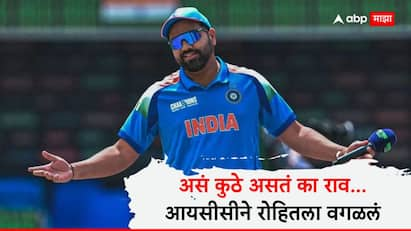 ICC Team Of Champions Trophy 2025 No Rohit Sharma 6 Indians Mitchell Santner Named Captain marathi news