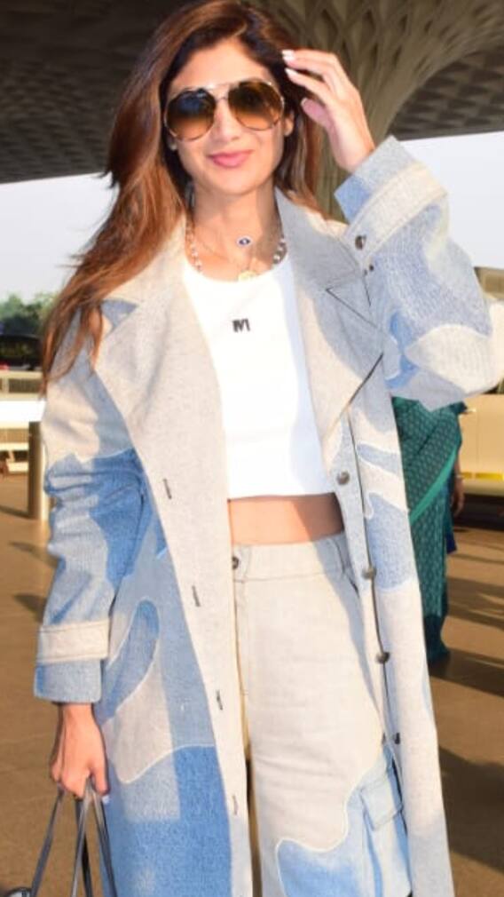 Shilpa Shetty’s Denim Look Is All You Need To Slay Airport Fashion
