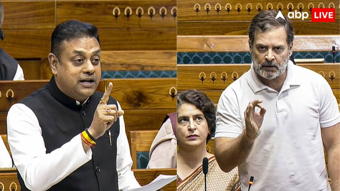 Sambit Patra compared Rahul Gandhi to Rohit Sharma Congress created ruckus in Lok Sabha संबित पात्रा ने राहुल गांधी को बताया 'अनफिट', भड़की कांग्रेस ने लोकसभा में किया जमकर हंगामा, कर दी ये मांग