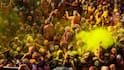 A Riot Of Colours In Mathura As Nandgaon Celebrates 'Lathmar' Holi During Rangotsav 2025 — See Pics