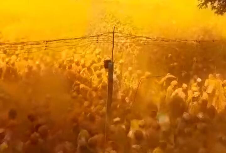 भंडाऱ्याच्या उधळणीत लाखो भाविक निघाले रंगून