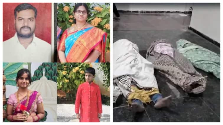 Hyderabad Shocking news Crushed By Debt Couple Kills Children Dies By Suicide 