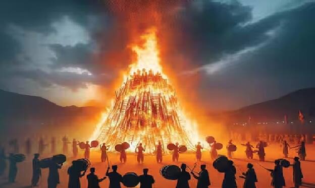 હોલિકા દહન સમયે, વ્યક્તિએ ॐ होलिकायै नम: નો જાપ કરવો જોઈએ, ત્યારબાદ તમારી ઇચ્છા કહ્યા પછી હોલિકાને નાળિયેર અર્પણ કરવું શુભ રહે છે.