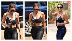 ब्लैक ब्रालेट और टाइट्स पहन वर्कआउट करने निकलीं मलाइका अरोड़ा, तस्वीरों ने लूटा फैंस का करार