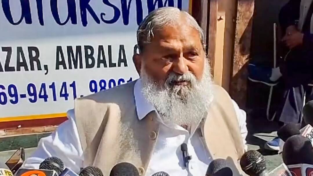 Haryana Nagar Nikay Chunav: हरियाणा निकाय चुनाव नतीजों का जिक्र कर अनिल विज का बड़ा बयान, 'चाहे भूपेंद्र सिंह हुड्डा हों या...' Anil Vij Targets Bhupinder Singh Hooda over Congress Defeat in Haryana Nagar Nikay Chunav Result 2025 Haryana Nagar Nikay Chunav: हरियाणा निकाय चुनाव नतीजों का जिक्र कर अनिल विज का बड़ा बयान, 'चाहे भूपेंद्र सिंह हुड्डा हों या...'