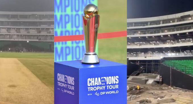champions trophy 1500 crore wasted just one match rawalpindi cricket stadium Champions Trophy: ਸ਼ੋਸ਼ੇਬਾਜ਼ੀ 'ਚ ਕੰਗਾਲ ਹੋਇਆ ਪਾਕਿਸਤਾਨ ! ਚੈਂਪੀਅਨ ਟਰਾਫੀ 'ਚ ਇੱਕ ਮੈਚ ਖੇਡਣ ਲਈ ਖ਼ਰਚਿਆ 1500 ਕਰੋੜ, ਹੁਣ ਦੁਨੀਆ ਬਣਾ ਰਹੀ ਮਜ਼ਾਕ