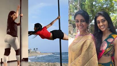 watch actress Devadarsini Sukumaran daughter niyathi kadambi pole dance video Niyathi Kadambi : உடலை வளைத்து வளைத்து போல் டான்ஸ்..நியதி கடம்பி வெளியிட்ட வீடியோ