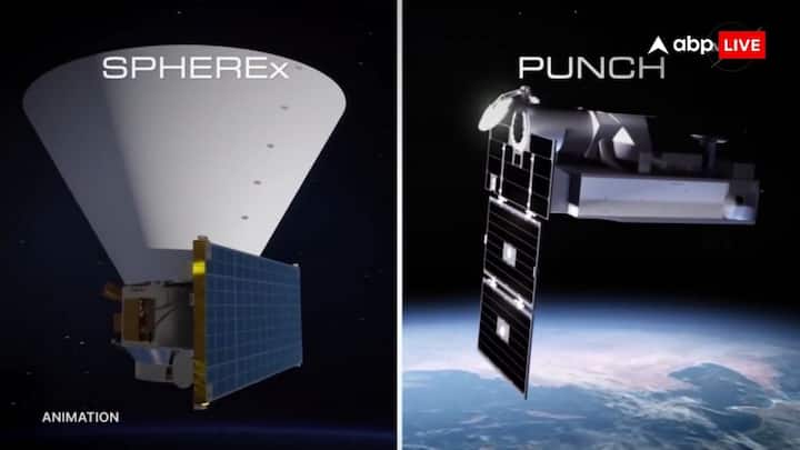स्पेसएक्स ने कैलिफोर्निया से स्फीरेक्स वेधशाला को प्रक्षेपित किया. सूर्य का अध्ययन करने के लिए सूटकेस के आकार के चार उपग्रह भी साथ में भेजे गए.